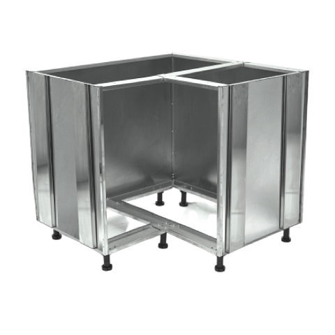 stainless steel modular kitchen- L Corner Cabinet cabinets