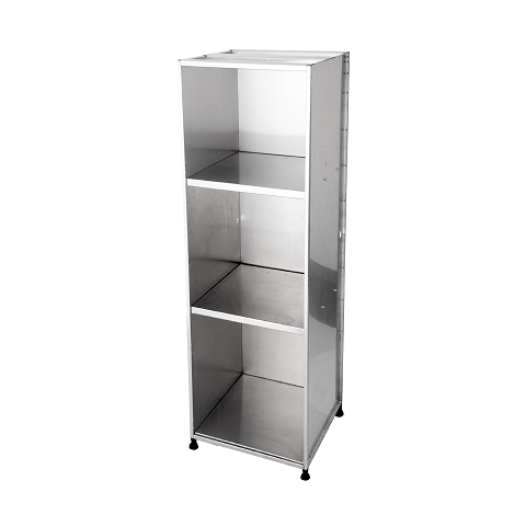 stainless steel modular kitchen-Tall cabinets