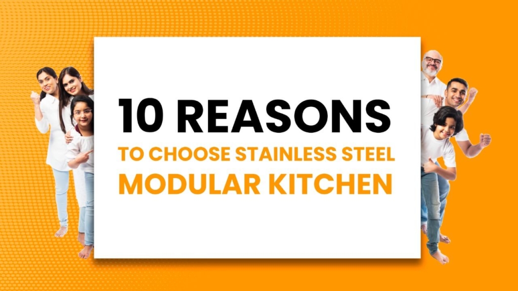 Stainless Steel 304 Grade Modular Kitchens | Tusker Kitchens