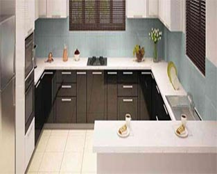 G Shaped Stainless Steel Modular kitchen 304 Grade |Tusker Kitchens