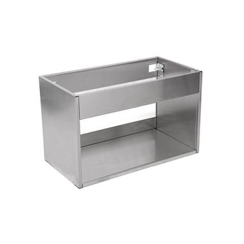 stainless steel modular kitchen-vanity cabinet