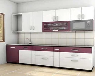 Straight Stainless Steel Modular kitchen 304 Grade |Tusker Kitchens
