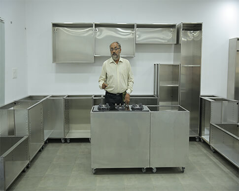 Collection of the Various Types of Stainless Steel modular kitchen Cabinets