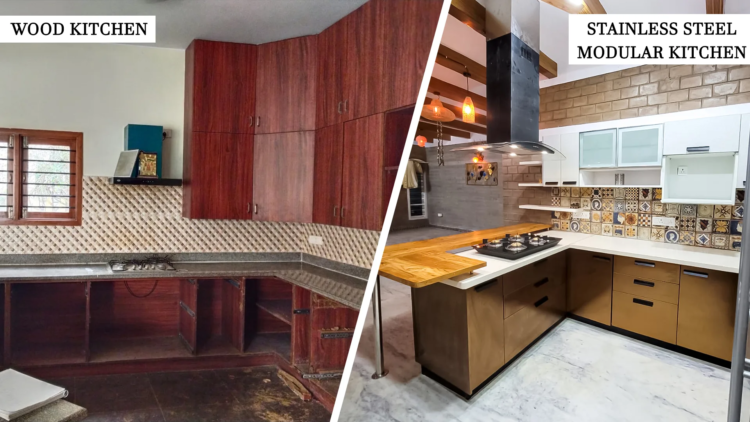 Wood & Wood Composite Kitchens vs Stainless Steel Modular Kitchens