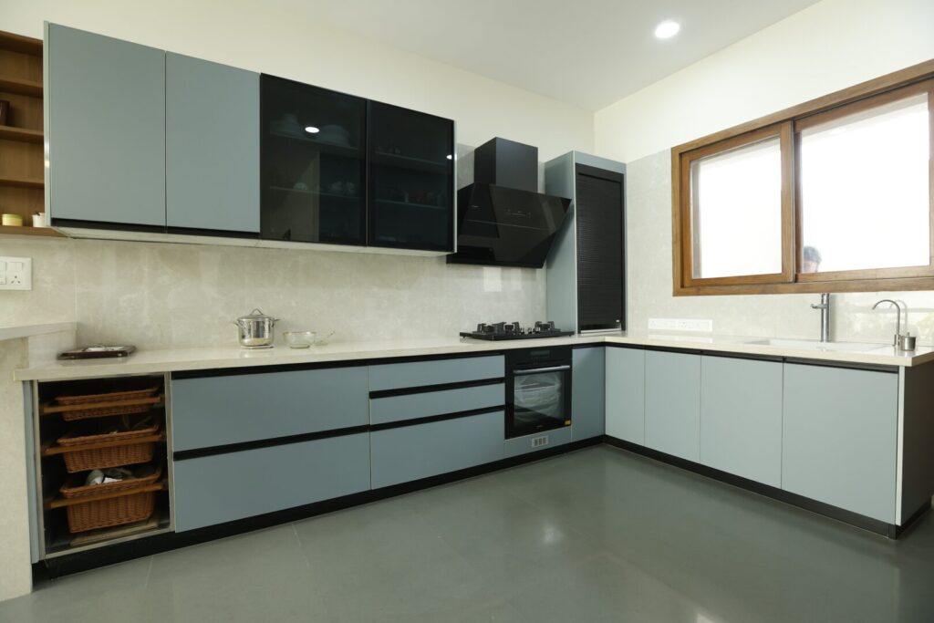 stainless steel modular kitchen vs wooden kitchen comparison