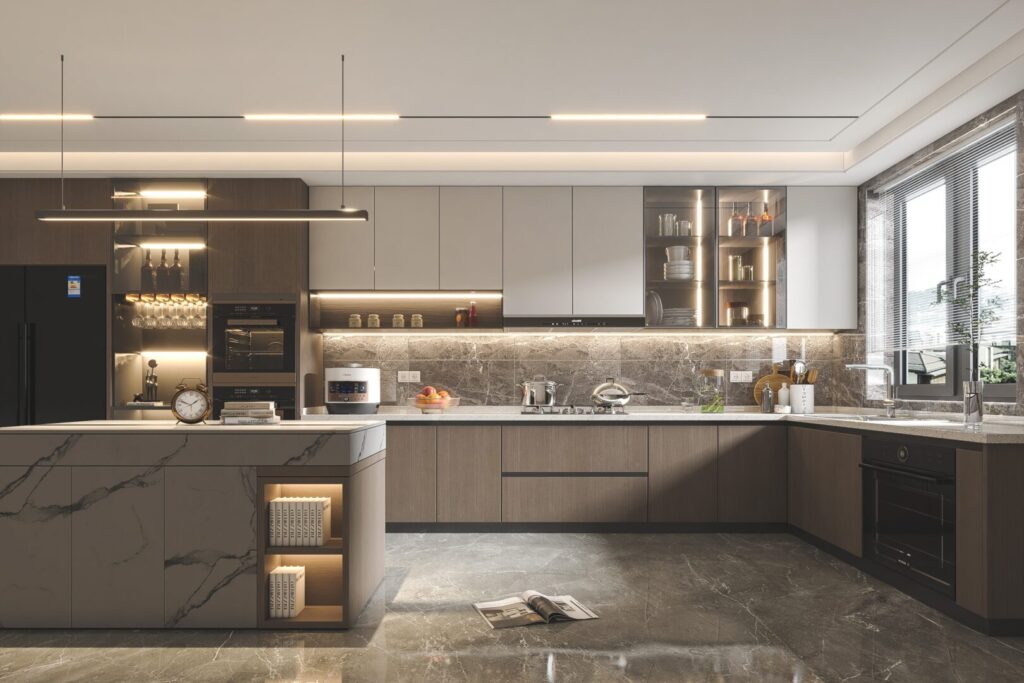 steel vs wood kitchen