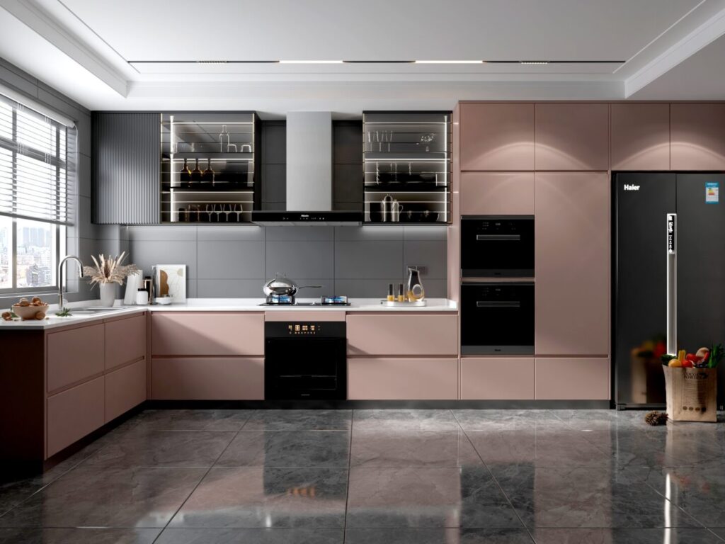 304 Grade Stainless Steel Modular Kitchen Design